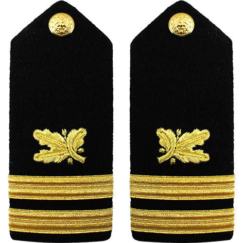 Navy Male Hard Shoulder Board - Supply Corps Rank 80709
