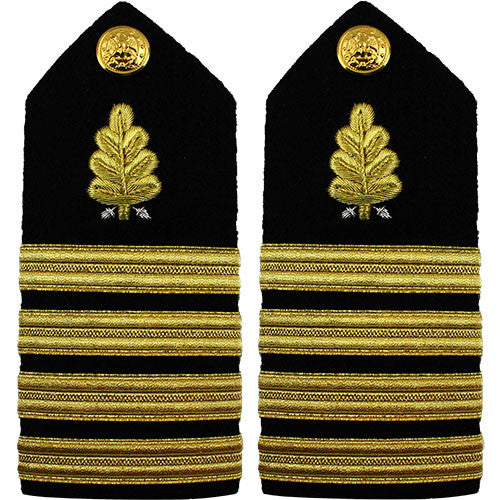 Navy Male Hard Shoulder Board - Dental Corps Rank 80718