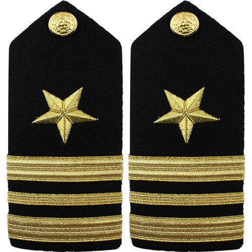 Navy Male Hard Shoulder Board - Line Rank 80725