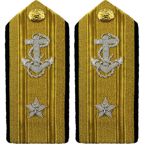 Navy Male Hard Shoulder Board - Line Rank 80728