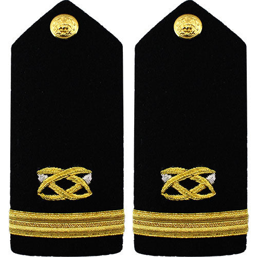Navy Male Hard Shoulder Board - Civil Engineer Rank 80731