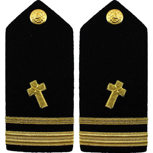 Navy Male Hard Shoulder Board - Christian Chaplain Rank 80734
