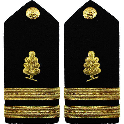 Navy Male Hard Shoulder Board - Medical Service Rank 80741