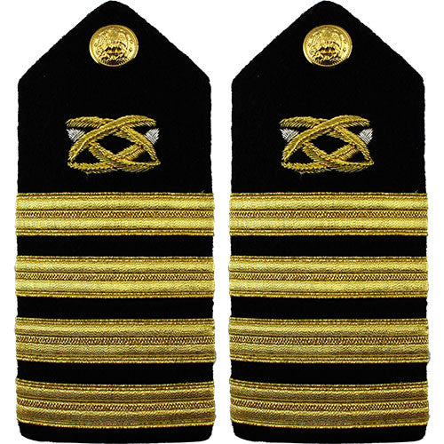 Navy Male Hard Shoulder Board - Civil Engineer Rank 80751