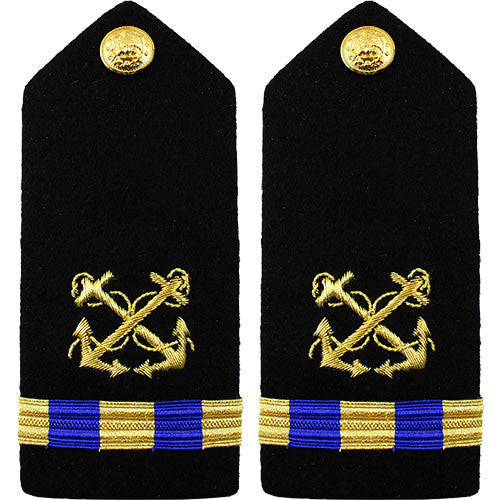 Navy W-3 Male Hard Shoulder Board - Boatswain Rank