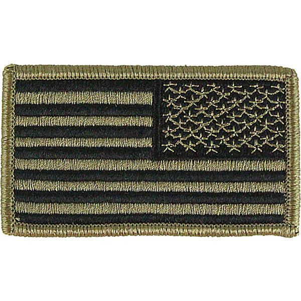 Army Flag Patch: United States of America - OCP Tactical Flag Reversed with Hook Closure