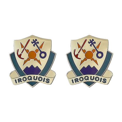 Special Troops Battalion, 1st Brigade, 10th Mountain Division Unit Crest (Iroquois) Army Unit Crests