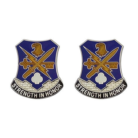 Special Troops Battalion, 1st Brigade, 101st Airborne Division Unit Crest (Strength in Honor) - Sold in Pairs