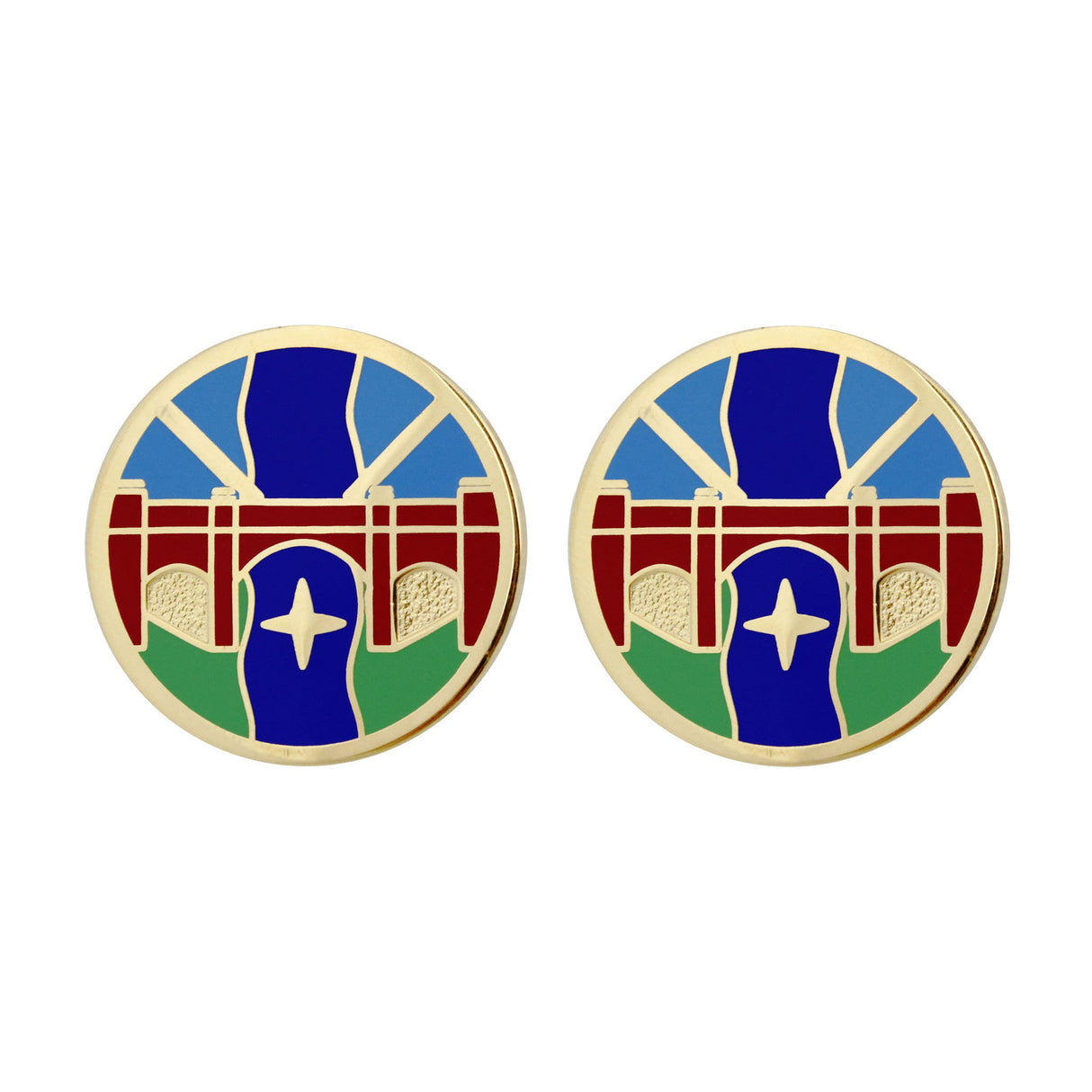 1st Transportation Agency Unit Crest (No Motto) Army Unit Crests