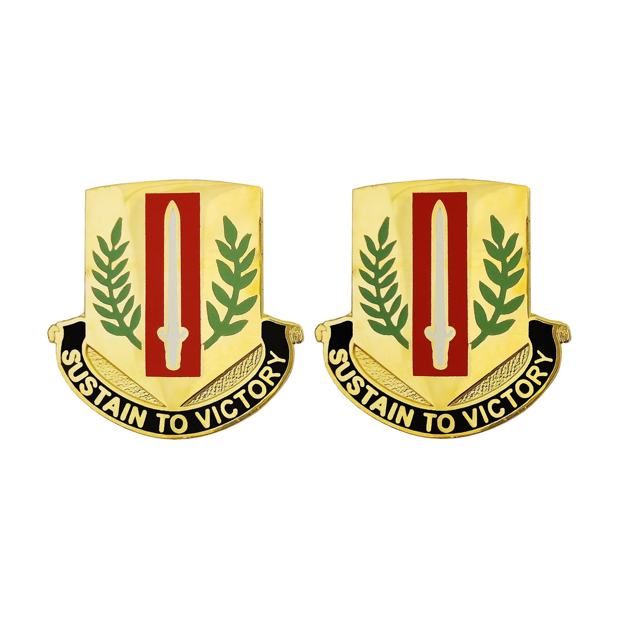 1st Sustainment Brigade Unit Crest (Sustain to Victory) Army Unit Crests