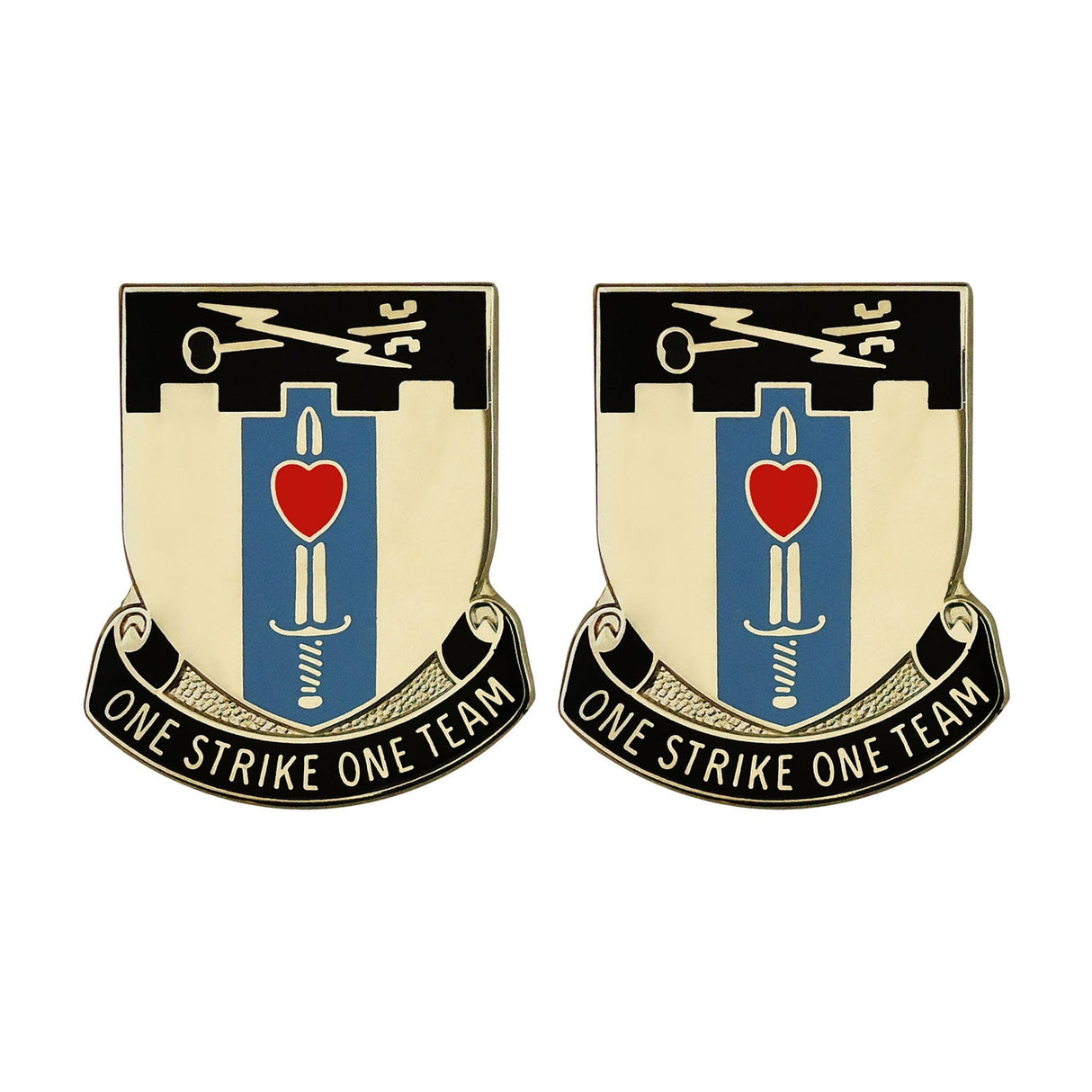 Special Troops Battalion, 2nd Brigade, 101st Airborne Division Unit Crest (One Strike One Team) Army Unit Crests