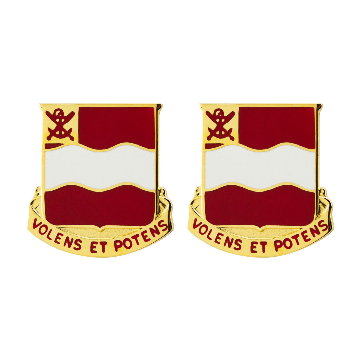 4th Engineer Battalion Unit Crest (Volens Et Potens) Army Unit Crests