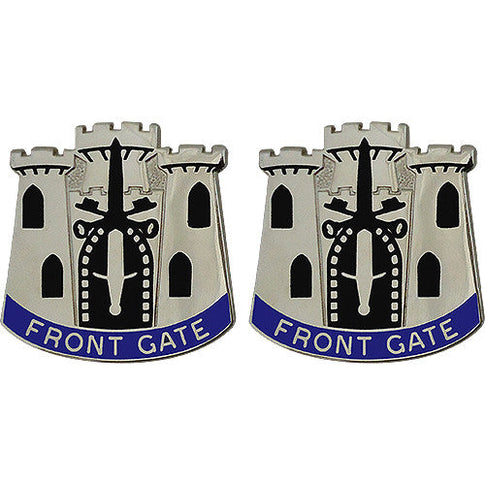19th Support Center Unit Crest (Front Gate) - Sold in Pairs