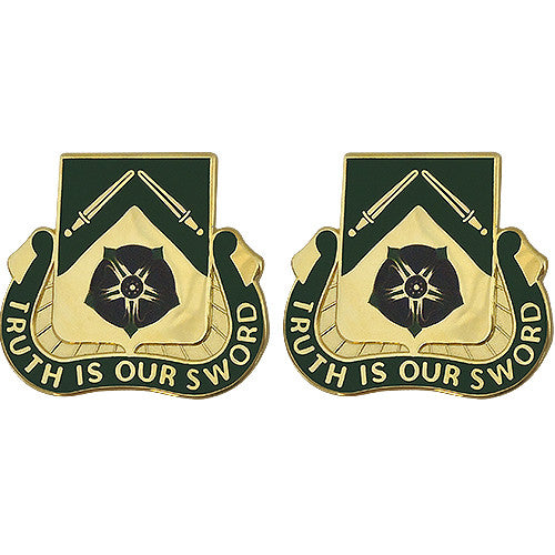 19th Military Police Battalion Unit Crest (Truth is Our Sword) Army Unit Crests