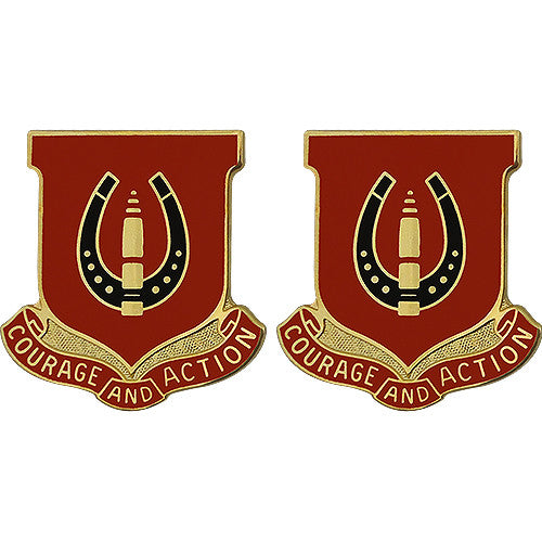 26th Field Artillery Regiment Unit Crest (Courage and Action) Army Unit Crests