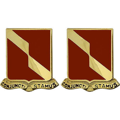 27th Field Artillery Regiment Unit Crest (Conjuncti Stamus) Army Unit Crests