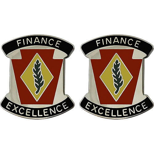 28th Finance Battalion Unit Crest (Finance Excellence) Army Unit Crests