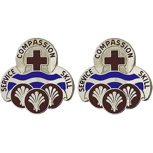 31st Field Hospital Unit Crest (Service Compassion Skill) Army Unit Crests