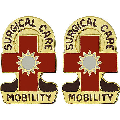 32nd Combat Support Hospital Unit Crest (Surgical Care Mobility) Army Unit Crests