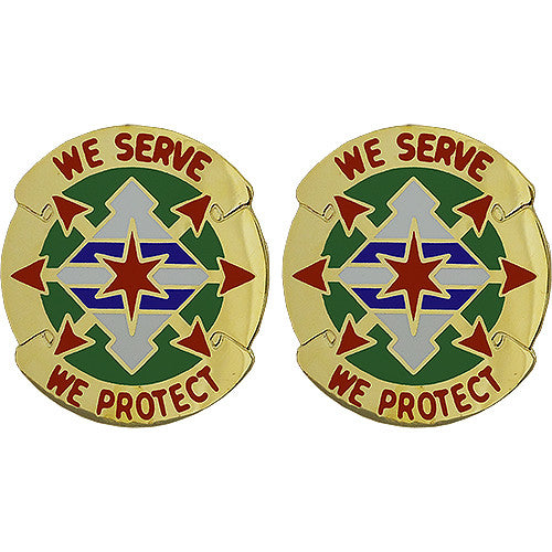 33rd Military Police Battalion Unit Crest (We Serve We Protect) Army Unit Crests