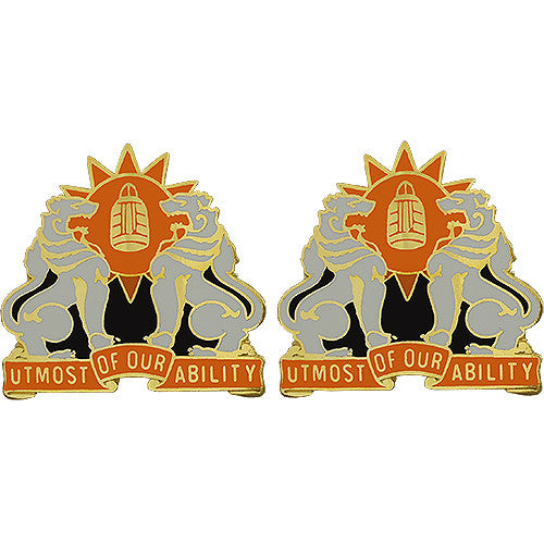 35th Signal Brigade Unit Crest (Utmost of Our Ability) Army Unit Crests
