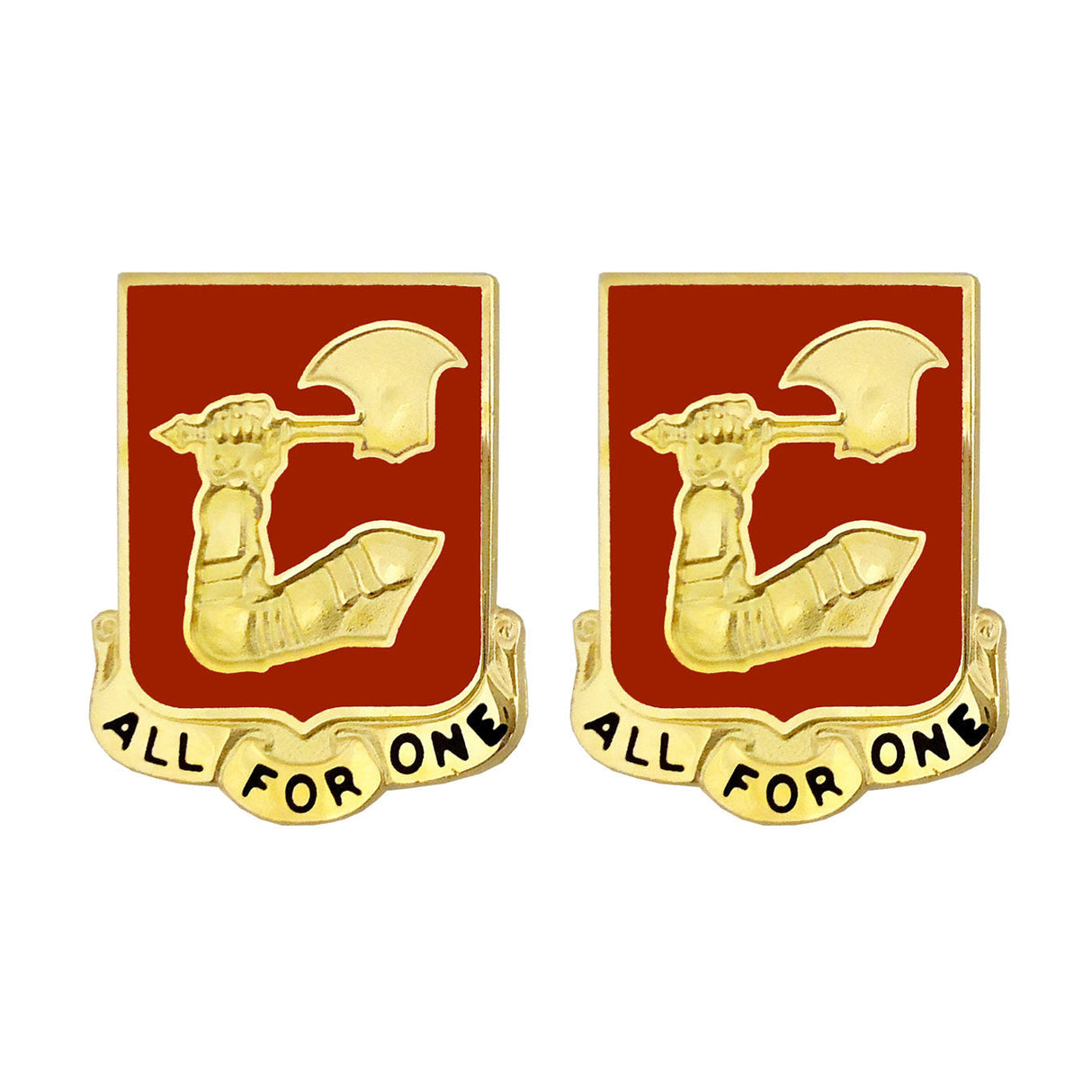 40th Field Artillery Regiment Unit Crest (All For One) Army Unit Crests