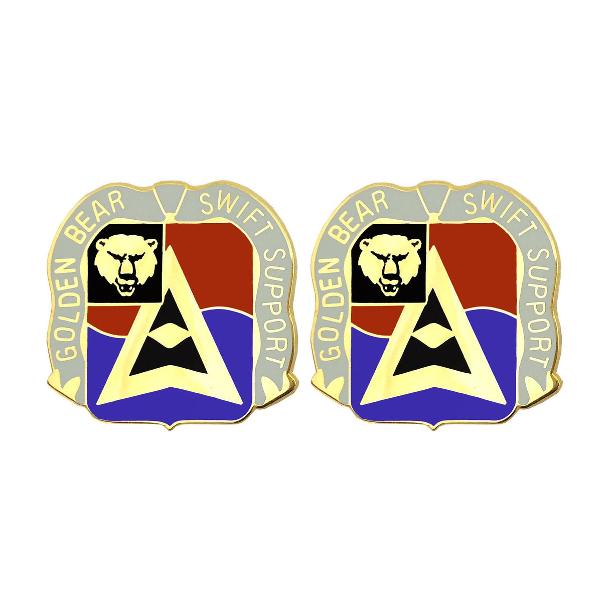 40th Finance Battalion Unit Crest (Golden Bear Swift Support) Army Unit Crests