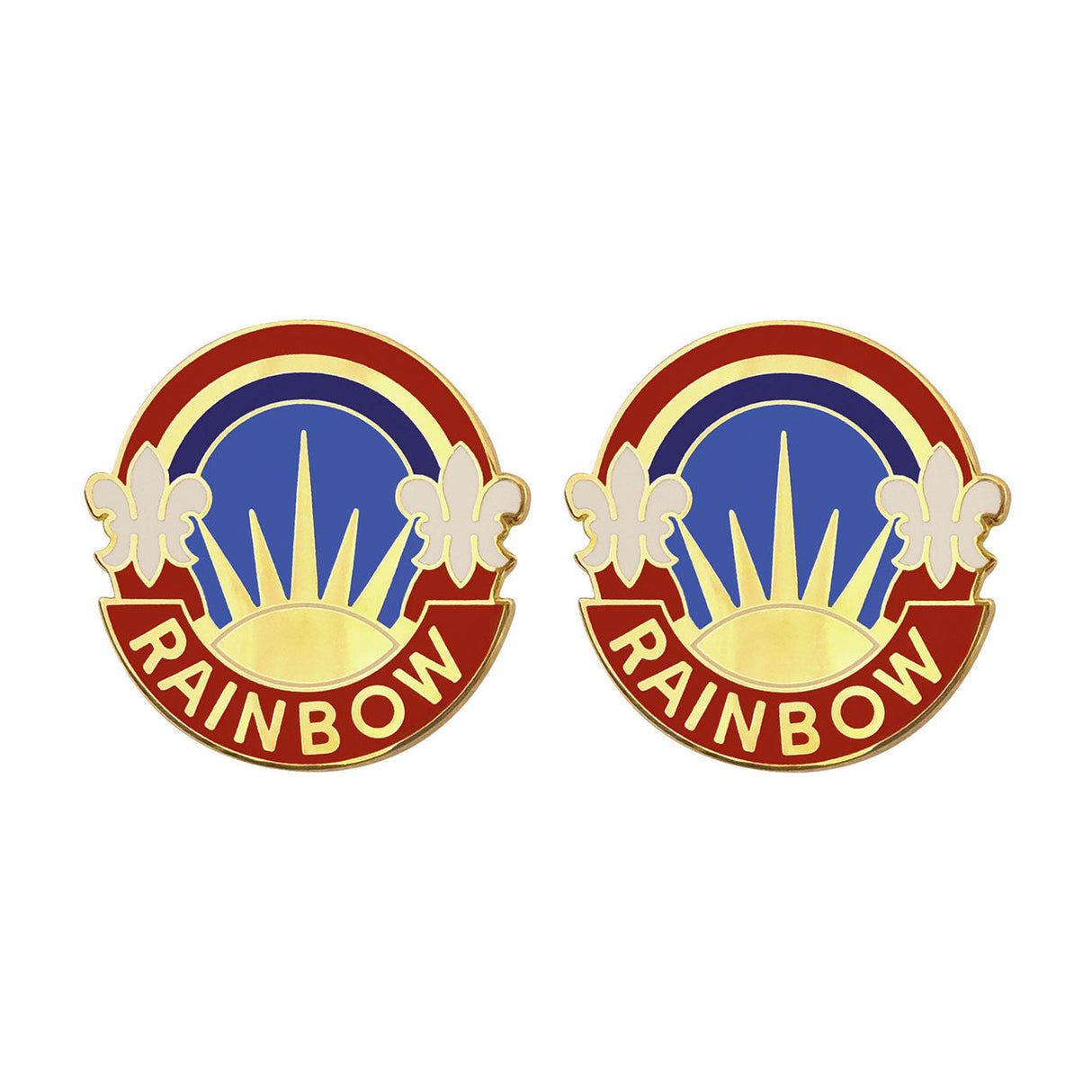 42nd Infantry Division Unit Crest (Rainbow) Army Unit Crests