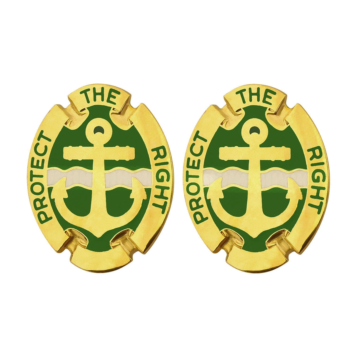 43rd Military Police Brigade Unit Crest (Protect the Right) Army Unit Crests