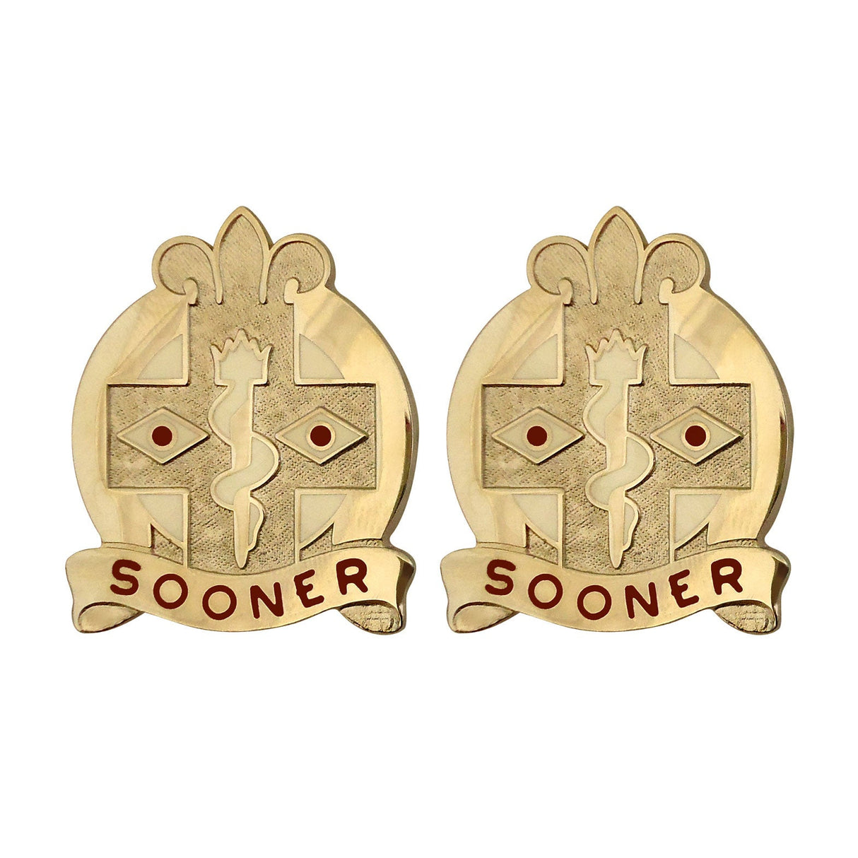 44th Evacuation Hospital Unit Crest (Sooner) Army Unit Crests