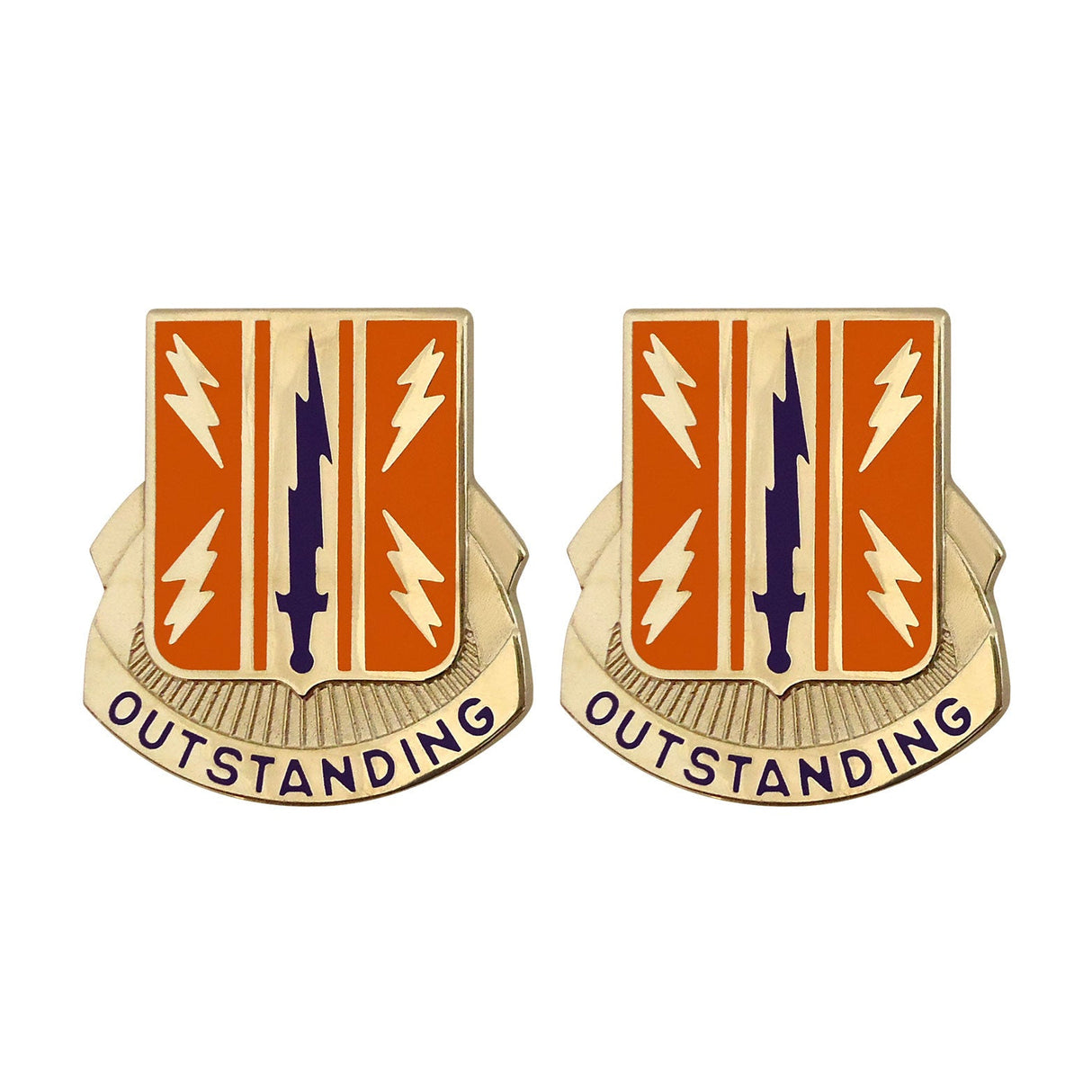 44th Signal Battalion Unit Crest (Outstanding) Army Unit Crests