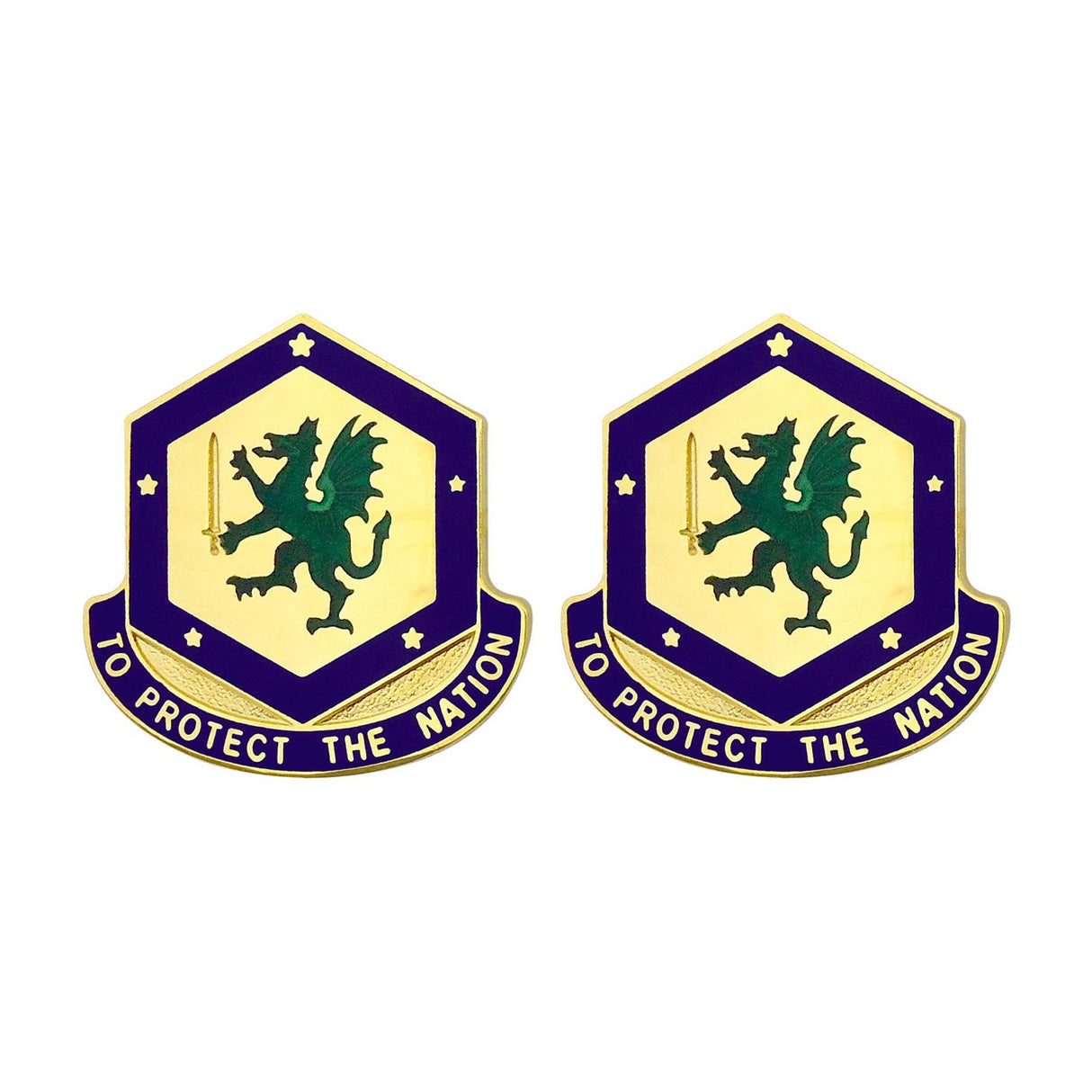 48th Chemical Brigade Unit Crest (To Protect the Nation) Army Unit Crests