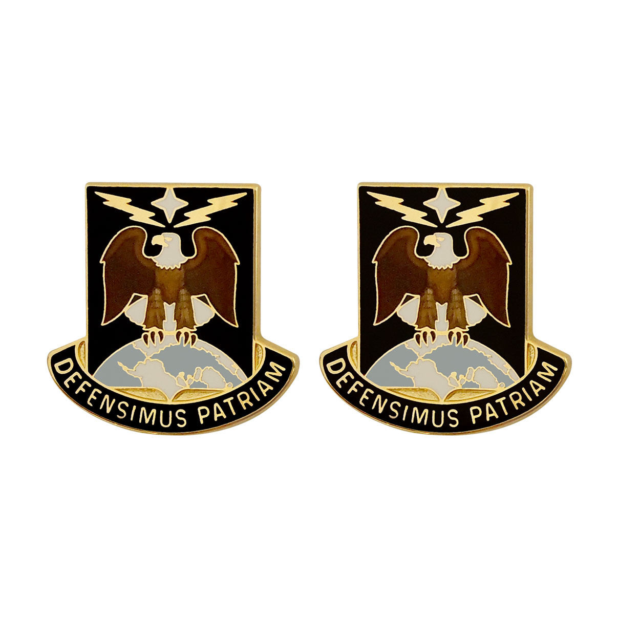 49th Missile Defense Battalion Unit Crest (Defensimus Patriam) Army Unit Crests