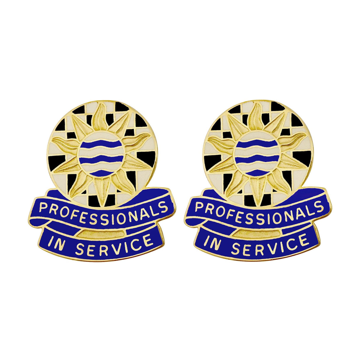 50th Supply and Service Battalion Unit Crest (Professionals in Service) Army Unit Crests