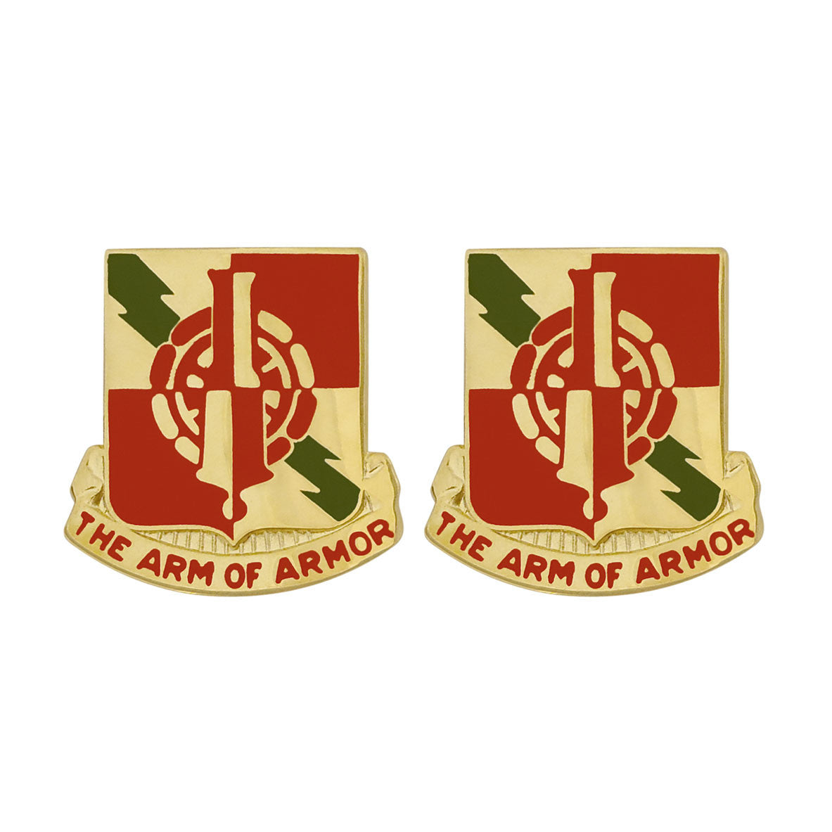 50th Main Support Battalion Unit Crest (The Arm of Armor) Army Unit Crests