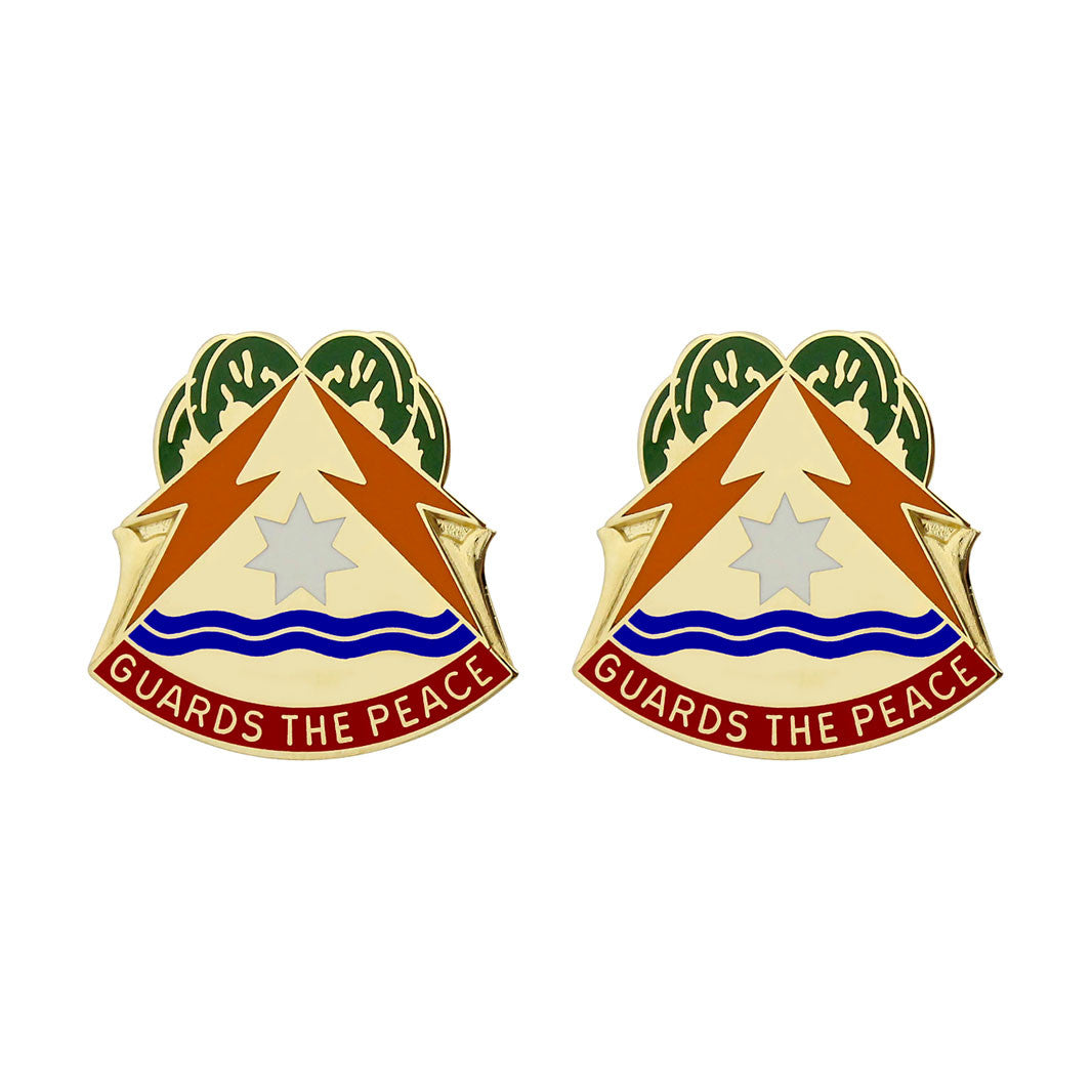 417th Signal Battalion Unit Crest (Guards the Peace) Army Unit Crests