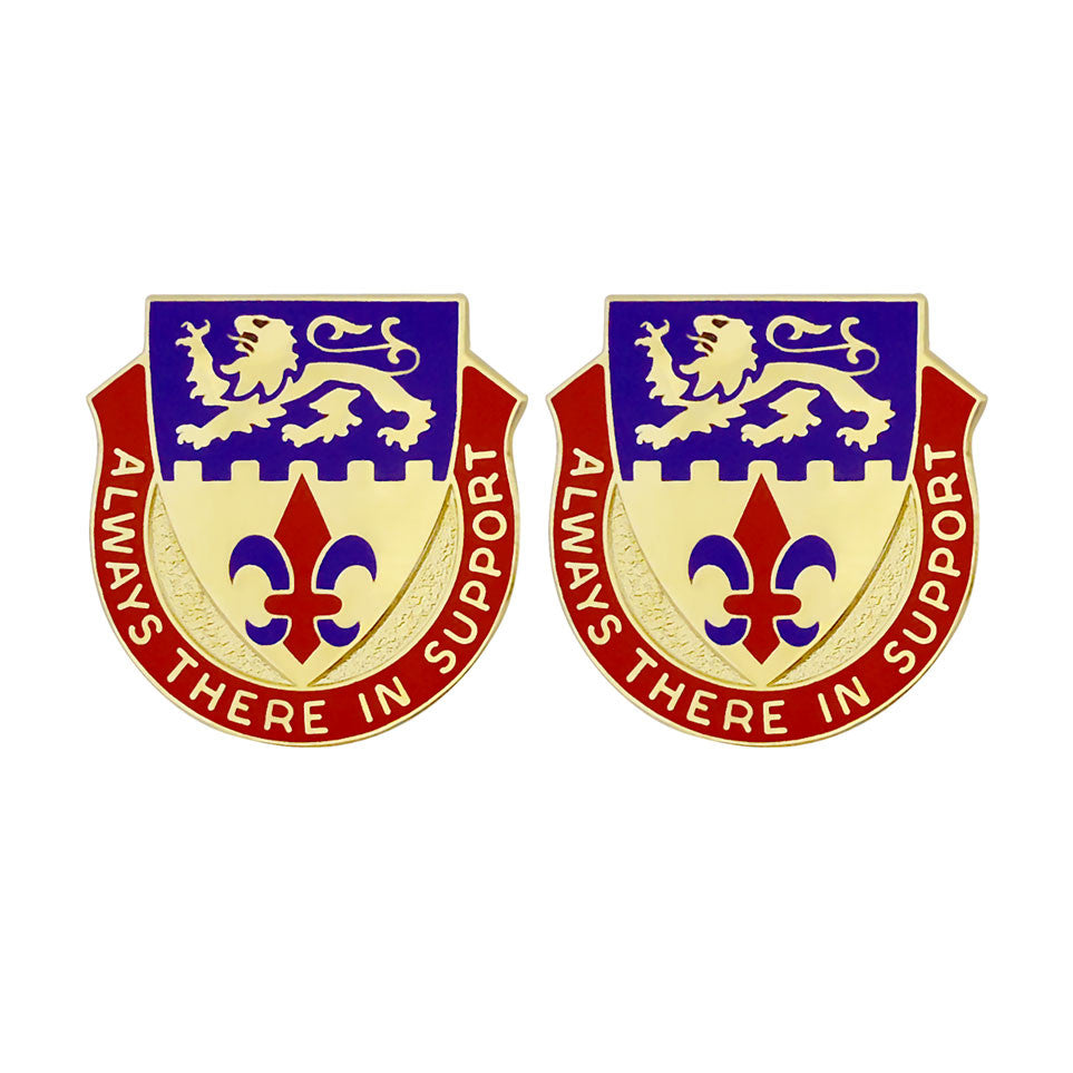 55th Personnel Services Battalion Unit Crest (Always There in Support) Army Unit Crests