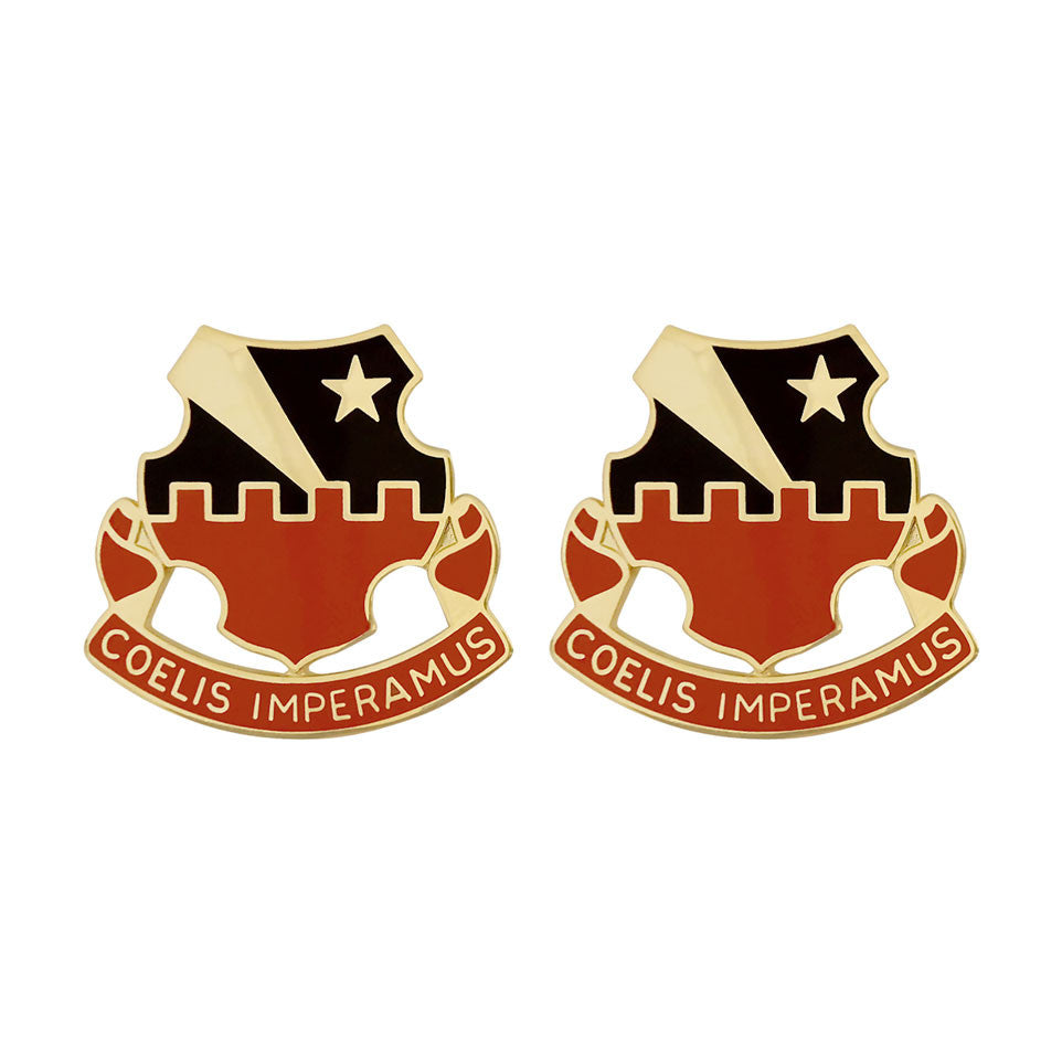 60th ADA (Air Defense Artillery) Regiment Unit Crest (Coelis Imperamus) Army Unit Crests