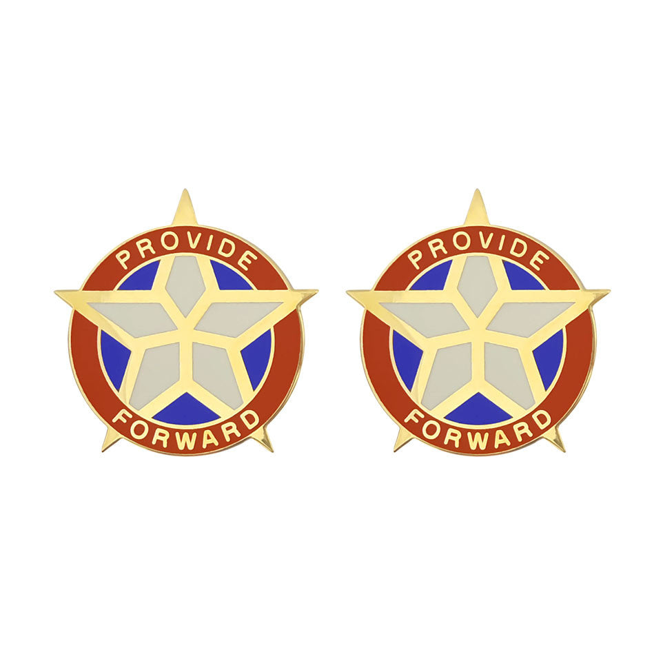 64th Support Group Unit Crest (Provide Forward) Army Unit Crests