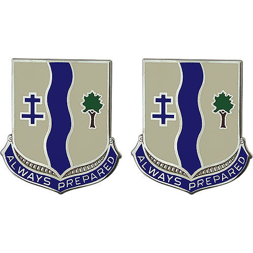 77th Support Battalion Unit Crest (Always Prepared) Army Unit Crests