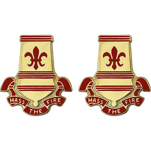82nd Airborne Division Artillery Unit Crest (Mass the Fire) Army Unit Crests