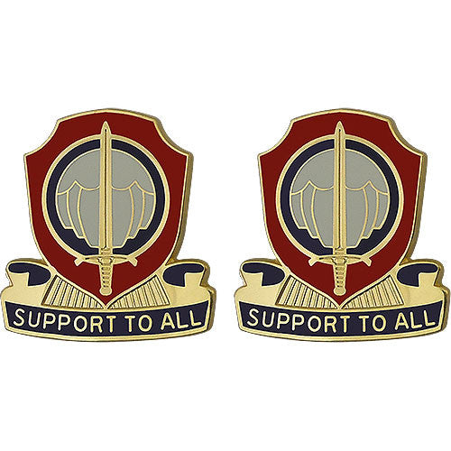 82nd Personnel Services Battalion Unit Crest (Support to All) Army Unit Crests