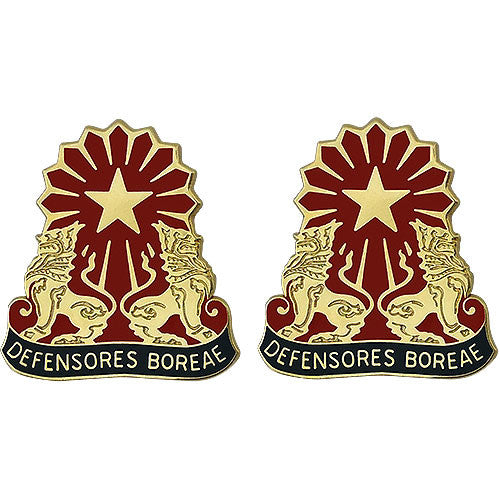 87th ADA (Air Defense Artillery) Group Unit Crest (Defensores Boreae) Army Unit Crests