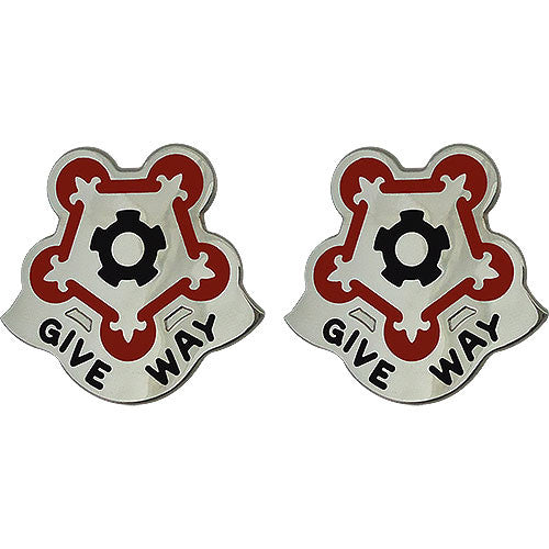 88th Support Battalion Unit Crest (Give Way) Army Unit Crests