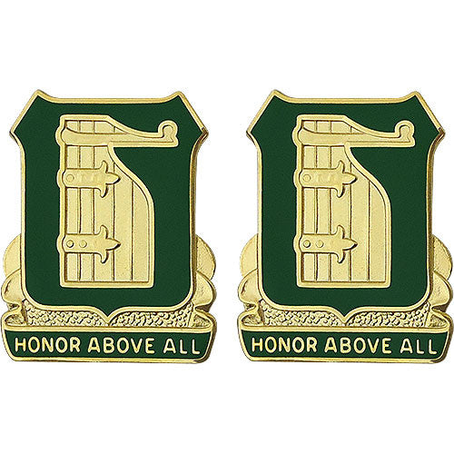 91st Military Police Battalion Unit Crest (Honor Above All) Army Unit Crests