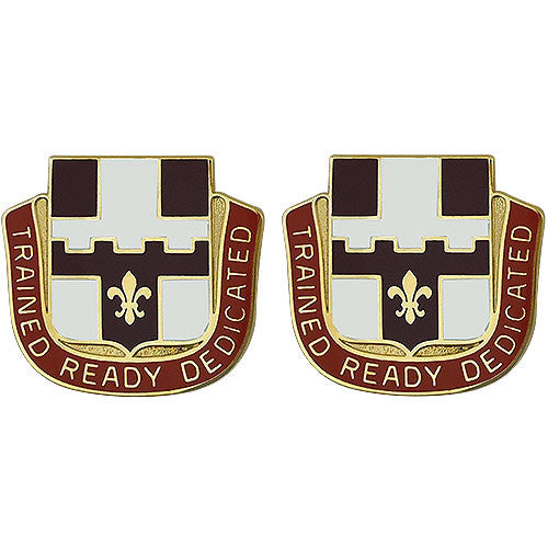93rd Medical Battalion Unit Crest (Trained Ready Dedicated) Army Unit Crests