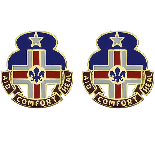 94th Combat Support Hospital Unit Crest (Aid Comfort Heal) Army Unit Crests