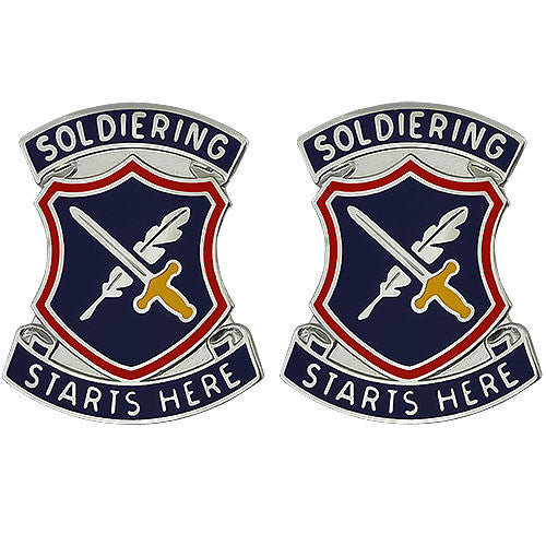 95th Adjutant General Battalion Unit Crest (Soldiering Starts Here) Army Unit Crests