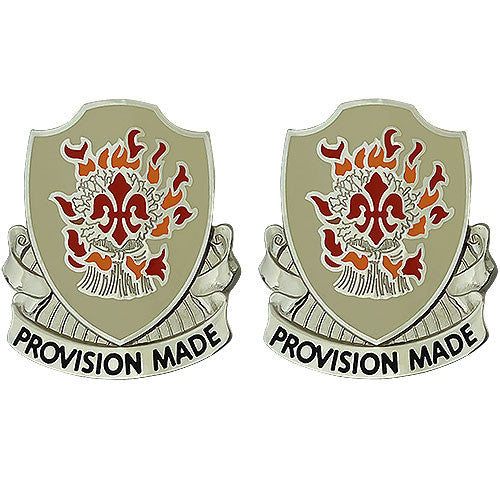 96th Support Battalion Unit Crest (Provision Made) Army Unit Crests