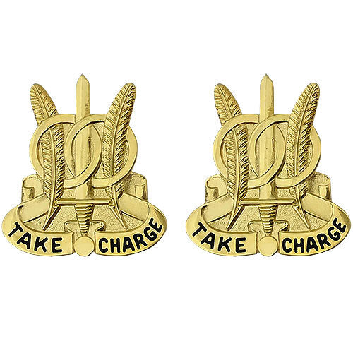 97th Military Police Battalion Unit Crest (Take Charge) Army Unit Crests